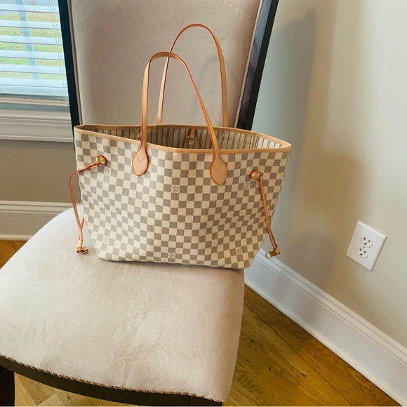 Chic fashion white checkered tote - Picture 4 of 7